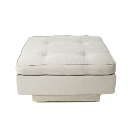 Puff Futon ( linho off-white) 80 x 80 x 0,44h